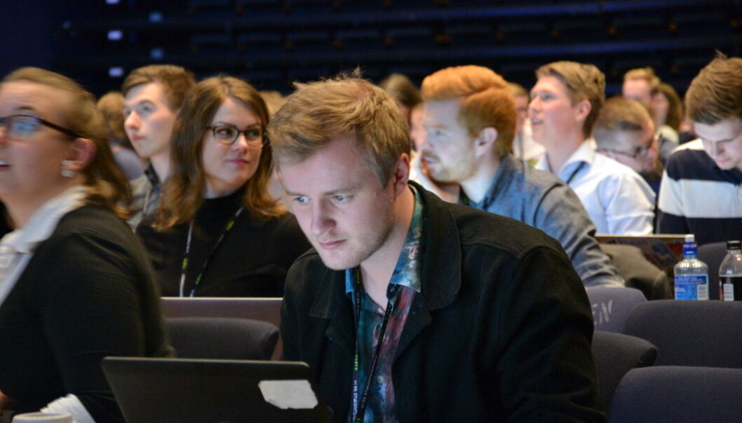 — Vi synes det er rart at utvalget vil kutte 200 millioner fra basisbevilgningen og samtidig sier at livslang læring ikke vil erstatte grunnutdanningen, sier Håkon Randgaard Mikalsen, leder i Norsk studentorganisasjon (NSO). Foto: Øystein Fimland — Vi synes det er rart at utvalget vil kutte 200 millioner fra basisbevilgningen og samtidig sier at livslang læring ikke vil erstatte grunnutdanningen, sier Håkon Randgaard Mikalsen, leder i Norsk studentorganisasjon (NSO). Foto: Øystein Fimland
