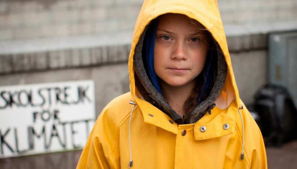 Greta Thunberg er en svensk klimaaktivist og skoleelev som ble kjent i august 2018 da hun satt utenfor Riksdagshuset i Stockholm med plakaten «Skolstrejk för klimatet». — Samtidig som vi klapper oss selv på ryggen for all den flotte forskningen som gjøres på klimafeltet. Hvordan har vi samvittighet til dette, spør Mari Devik. Foto: Anders Hallberg