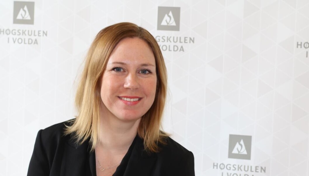 Audhild Gregoriusdotter Rotevatn går av som mediedekan i Volda. Foto: HVO Audhild Gregoriusdotter Rotevatn går av som mediedekan i Volda. Foto: HVO