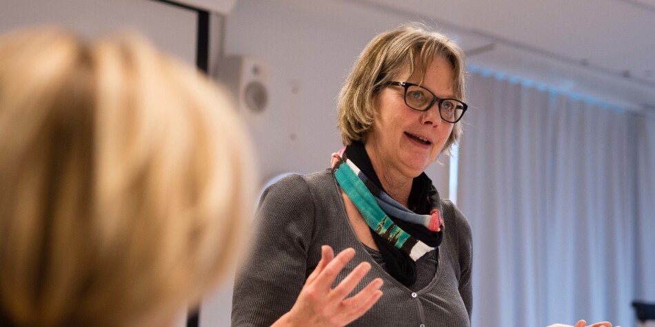 Styret ved OsloMet, under ledelse av Trine Syvertsen, skal avgjøre klagen på oppsigelsen av en ansatt på styremøtet onsdag 8. mai - bak lukkede dører. Foto: Petter Berntsen Styret ved OsloMet, under ledelse av Trine Syvertsen, skal avgjøre klagen på oppsigelsen av en ansatt på styremøtet onsdag 8. mai - bak lukkede dører. Foto: Petter Berntsen