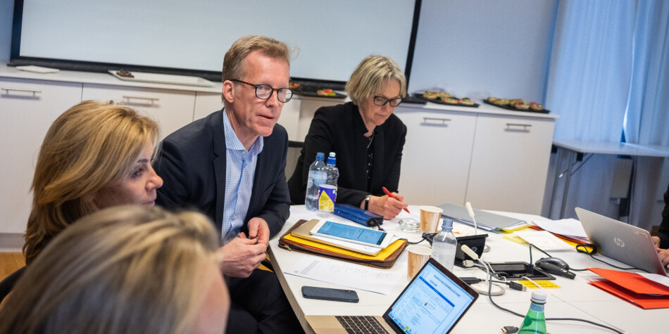 Rektor Curt Rice innstilte på å erstatte fakultetsråd med fakultetsstyrer, og fikk støtte i dagens universitetsstyremøte. Foto: Torkjell Trædal Rektor Curt Rice innstilte på å erstatte fakultetsråd med fakultetsstyrer, og fikk støtte i dagens universitetsstyremøte. Foto: Torkjell Trædal
