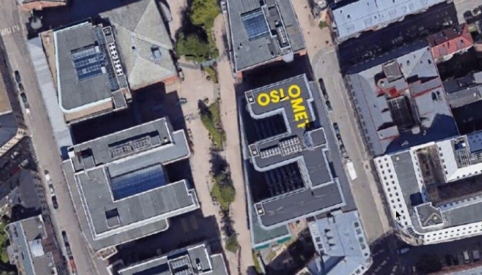 Faksimile fra OsloMets byggesøknad