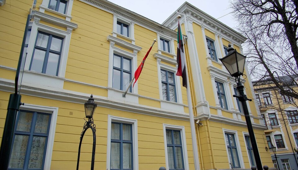 Marokkos ambassade i Holtegata i Oslo. Foto: Bjørn Erik Pedersen
