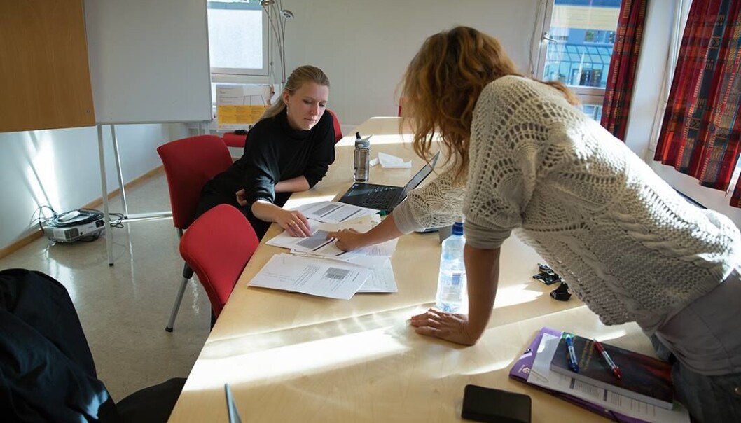 Fra workshop for stipendiater. Foto: Brynhild Bye-Tiller Fra workshop for stipendiater. Foto: Brynhild Bye-Tiller