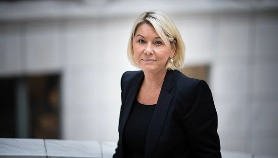 Kommunal- og moderniseringsminister Monica Mæland. Foto: KMD