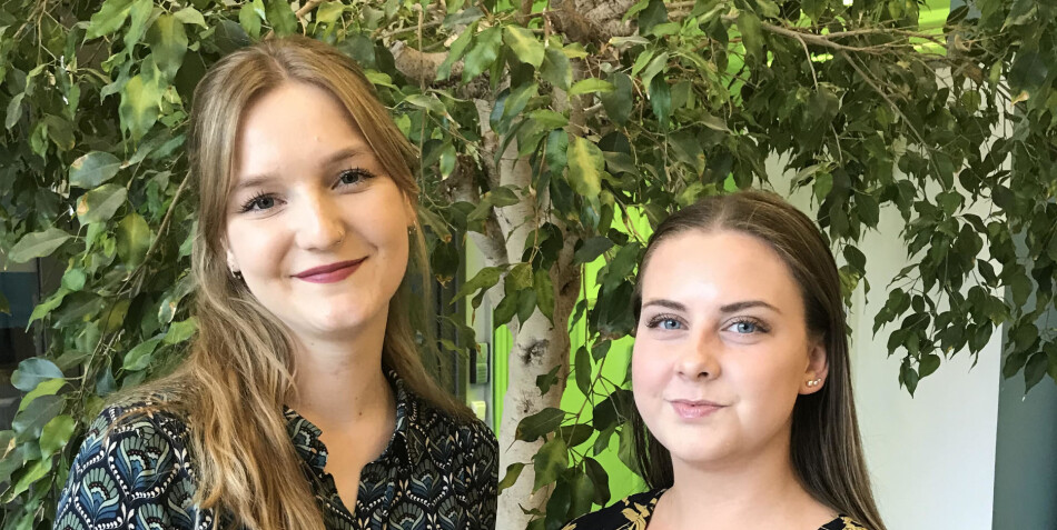 Nytt arbeidsutvalg i Velferdstinget Vest: Anette Arneberg og Line Korsmo. Foto: Privat Nytt arbeidsutvalg i Velferdstinget Vest: Anette Arneberg og Line Korsmo. Foto: Privat