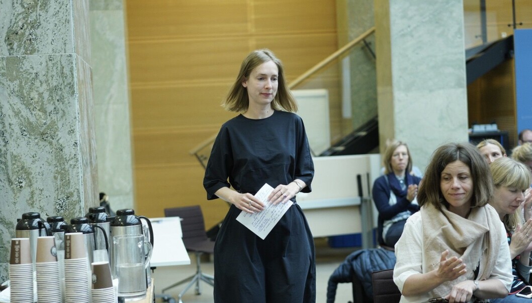 — Jeg er veldig glad for at alle studenter fra i dag skal ha tilgang på et studentombud, sier statsråd Iselin Nybø. Foto: Ketil Blom Haugstulen — Jeg er veldig glad for at alle studenter fra i dag skal ha tilgang på et studentombud, sier statsråd Iselin Nybø. Foto: Ketil Blom Haugstulen