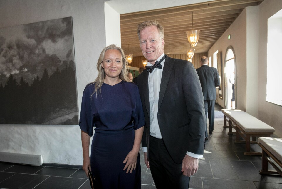 Oslomet-rektor Curt Rice kom saman med Gry Strømme. Foto: Tor Farstad