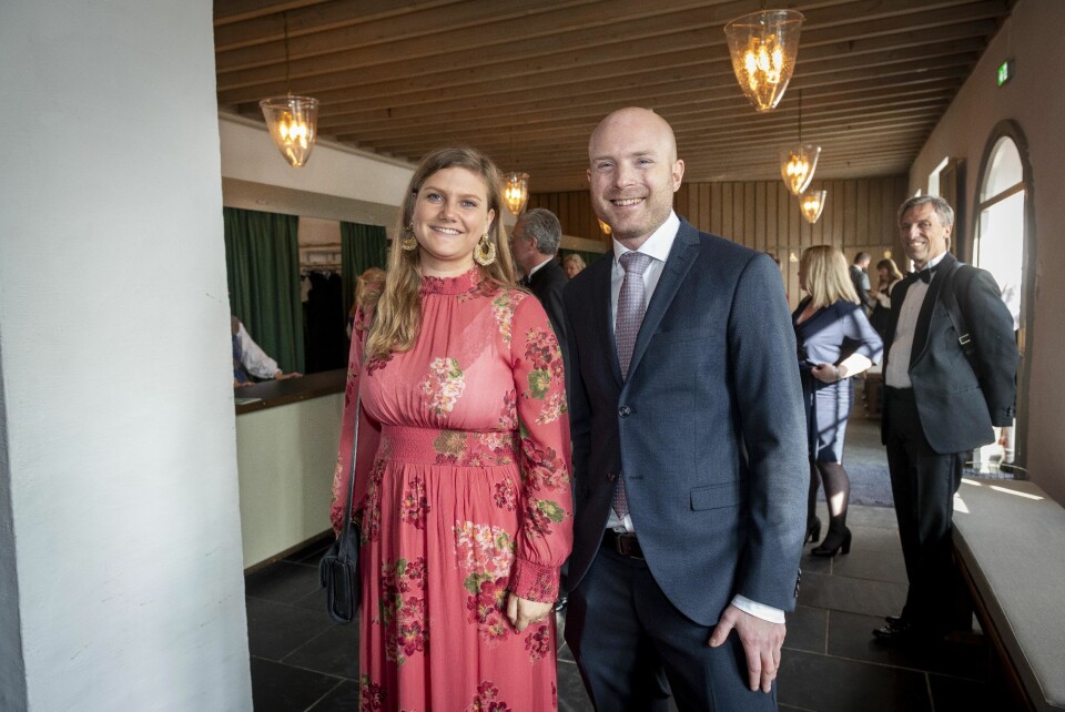 Marit Frydenlund og Sverre Bjørnstad var i Håkonshallen for første gong. Foto: Tor Farstad