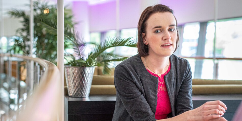 — Ingen som tar doktorgrad i Norge er dumme, men det skal ikke så mye til før man føler seg dum, sier stipendiat, Ingvild Mageli. Foto: Siri Øverland Eriksen — Ingen som tar doktorgrad i Norge er dumme, men det skal ikke så mye til før man føler seg dum, sier stipendiat, Ingvild Mageli. Foto: Siri Øverland Eriksen