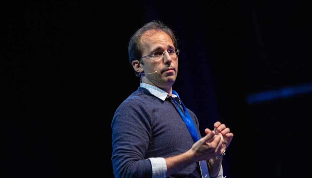Mathias Schroijen: Tror det er et tabu å ta det opp om man er stresset og kanskje begynner å slite psykisk. Foto: Siri Øverland Eriksen Mathias Schroijen: Tror det er et tabu å ta det opp om man er stresset og kanskje begynner å slite psykisk. Foto: Siri Øverland Eriksen