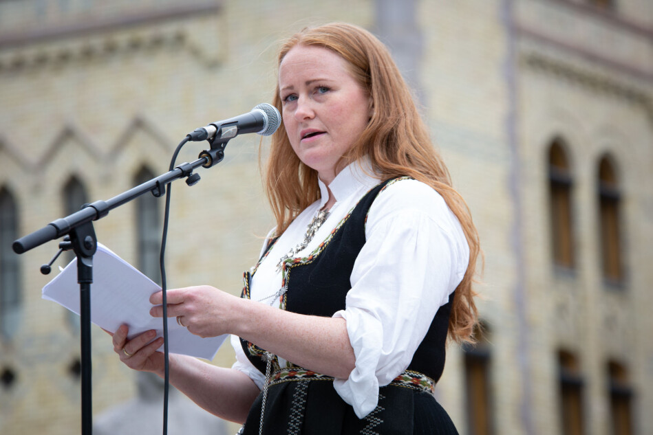 Talskvinne for Folkeaksjonen for høyere utdanning på Helgeland, Catrine Hole. Foto: Runhild Heggem Talskvinne for Folkeaksjonen for høyere utdanning på Helgeland, Catrine Hole. Foto: Runhild Heggem