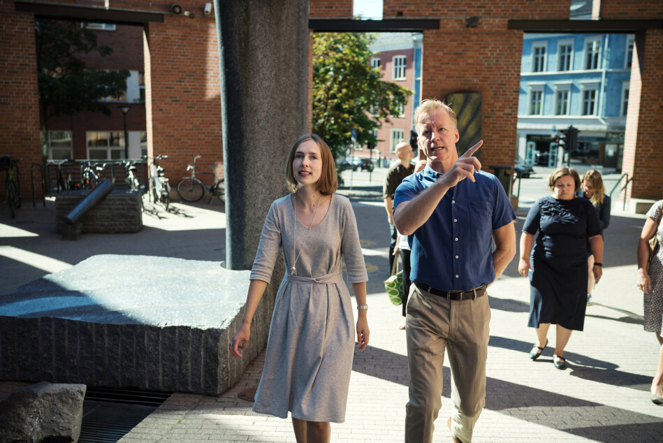 OsloMet-rektor Curt Rice sier han er fornøyd med de nye studieplassene, og at statsråd Islein Nybø vil satse på tegnspråkutdanning. Foto: Ketil Blom Haugstulen OsloMet-rektor Curt Rice sier han er fornøyd med de nye studieplassene, og at statsråd Islein Nybø vil satse på tegnspråkutdanning. Foto: Ketil Blom Haugstulen