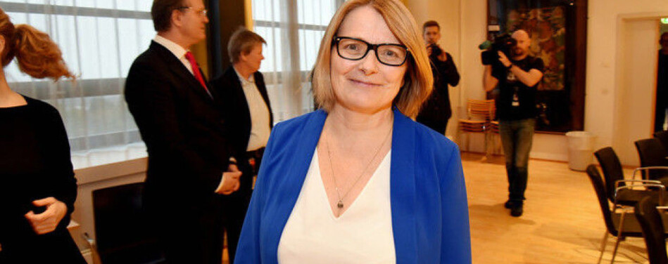 Påtroppende rektore Sunniva Whittaker ved Unviersitetet i Agder får med seg én kvinne og to menn i sitt rektorat. Foto: Jan Arve Olsen, UiA Påtroppende rektore Sunniva Whittaker ved Unviersitetet i Agder får med seg én kvinne og to menn i sitt rektorat. Foto: Jan Arve Olsen, UiA