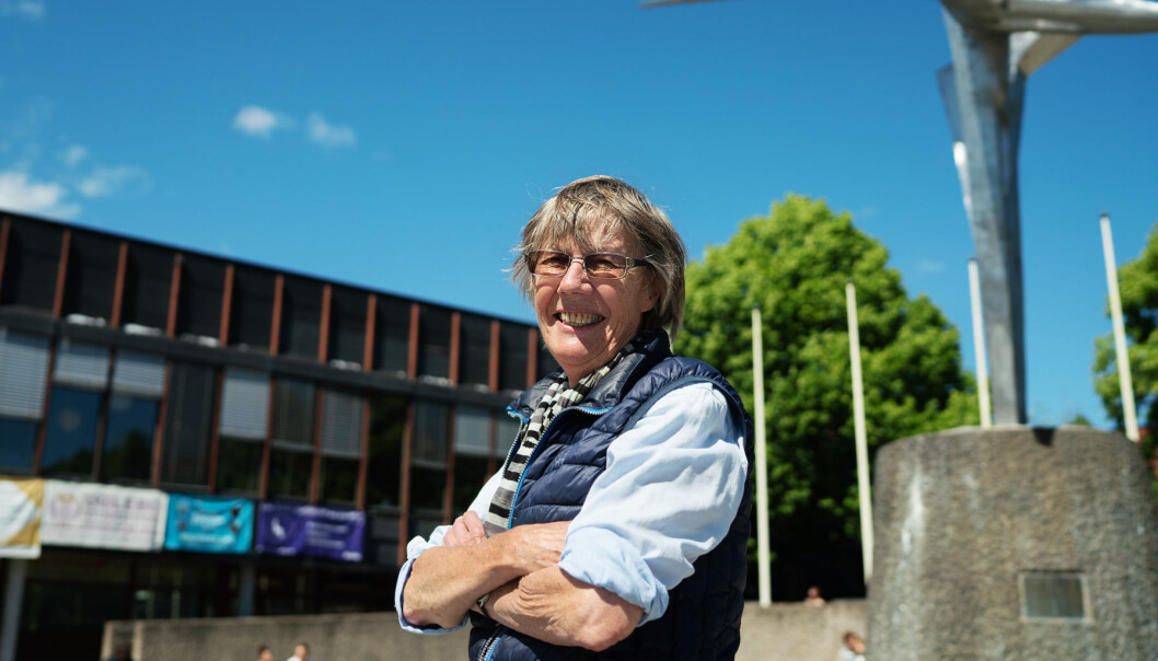 Gerd Brantenberg (77) var student på Blindern gjennom nesten alle 60-årene. I dag er hun feminist og forfatter, men den gang var hun også med på Blinderns første homoaksjon. Foto: Ketil Blom Haugstulen. Gerd Brantenberg (77) var student på Blindern gjennom nesten alle 60-årene. I dag er hun feminist og forfatter, men den gang var hun også med på Blinderns første homoaksjon. Foto: Ketil Blom Haugstulen.