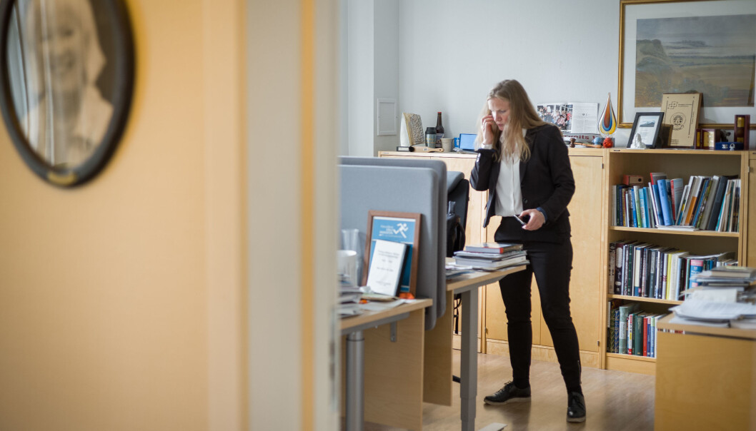 Torsdag var det styremøte på NMBU. Bildet viser avtroppende rektor, Mari Sundli Tveit. Foto: Siri Øverland Eriksen Torsdag var det styremøte på NMBU. Bildet viser avtroppende rektor, Mari Sundli Tveit. Foto: Siri Øverland Eriksen