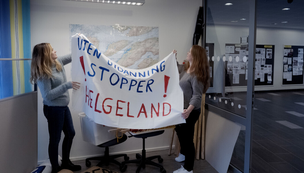 Nesna har hatt litt økende studenttall etter fusjonen der høgskolen ble en del av Nord universitet. Foto: Paul S. Amundsen Nesna har hatt litt økende studenttall etter fusjonen der høgskolen ble en del av Nord universitet. Foto: Paul S. Amundsen