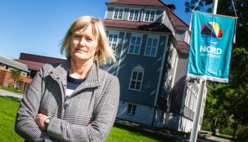 — Dette føles helt forferdelig. Jeg er skuffet og lei meg, sa Nesna-ordfører Hanne Davidsen etter dagens styrevedtak ved Nord universitet. Foto: Hans Petter Sørensen — Dette føles helt forferdelig. Jeg er skuffet og lei meg, sa Nesna-ordfører Hanne Davidsen etter dagens styrevedtak ved Nord universitet. Foto: Hans Petter Sørensen