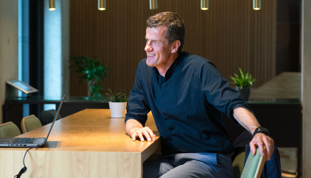 Den nye rektoren ved Universitetet i Stavanger, Klaus Mohn, tenkjer betre på nynorsk enn bokmål. Foto: Mari Hult/UiS Den nye rektoren ved Universitetet i Stavanger, Klaus Mohn, tenkjer betre på nynorsk enn bokmål. Foto: Mari Hult/UiS