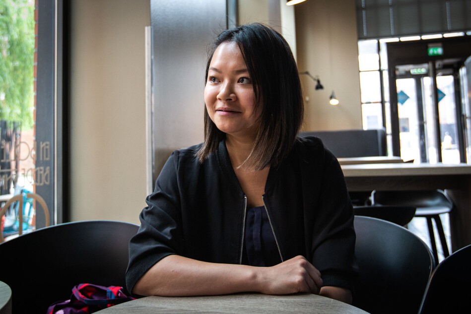 SKIE var en av 18 studentbedrifter som vant en million kroner fra Forskningsrådets STUD-ENT-ordning. Poon sier pengene stort sett vil gå til produktutvikling. Foto: Runhild Heggem. SKIE var en av 18 studentbedrifter som vant en million kroner fra Forskningsrådets STUD-ENT-ordning. Poon sier pengene stort sett vil gå til produktutvikling. Foto: Runhild Heggem.