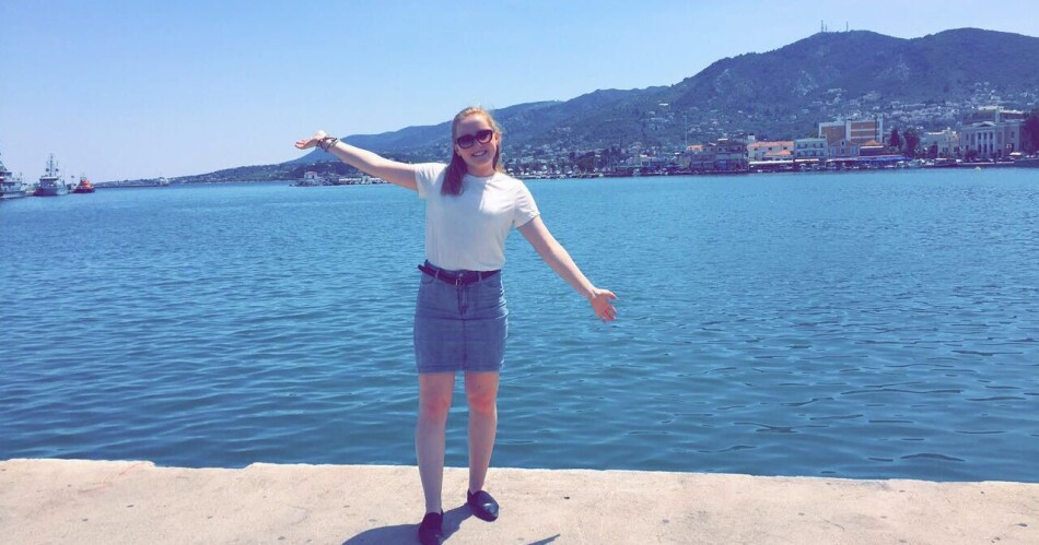 Leder for Studentorganisasjonen i Agder, Benedicte Nordlie, gleder seg aller mest til festivalen Palmesus på Bystranda i Kristiansand i sommer. Foto: Privat Leder for Studentorganisasjonen i Agder, Benedicte Nordlie, gleder seg aller mest til festivalen Palmesus på Bystranda i Kristiansand i sommer. Foto: Privat