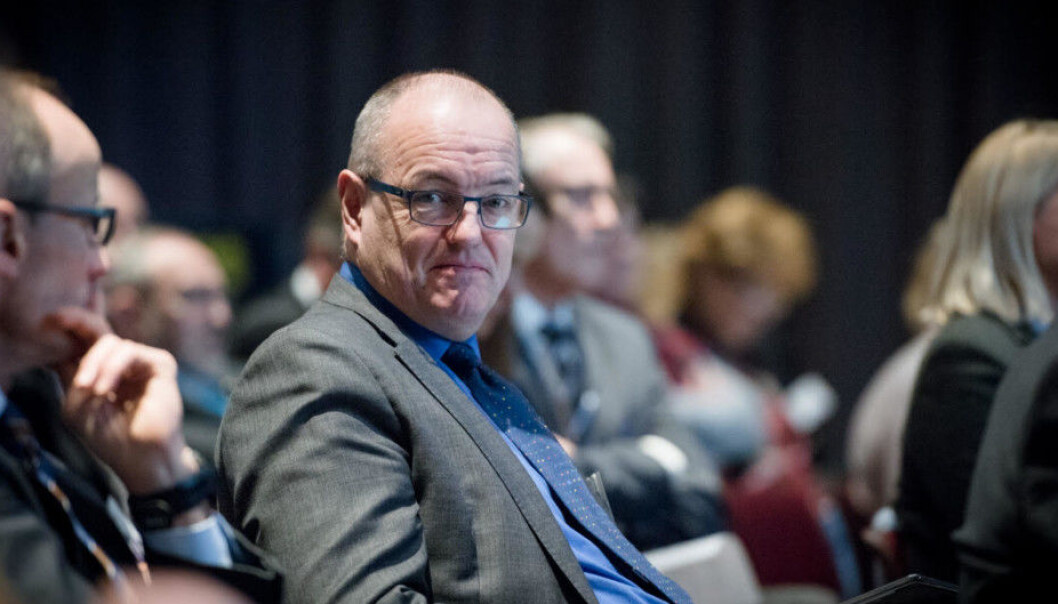 Rektor Gunnar Bovim kan sjå tilbake på tre prosent nynorsk på NTNUs nettsider i 2018. Foto: Skjalg Bøhmer Vold Rektor Gunnar Bovim kan sjå tilbake på tre prosent nynorsk på NTNUs nettsider i 2018. Foto: Skjalg Bøhmer Vold