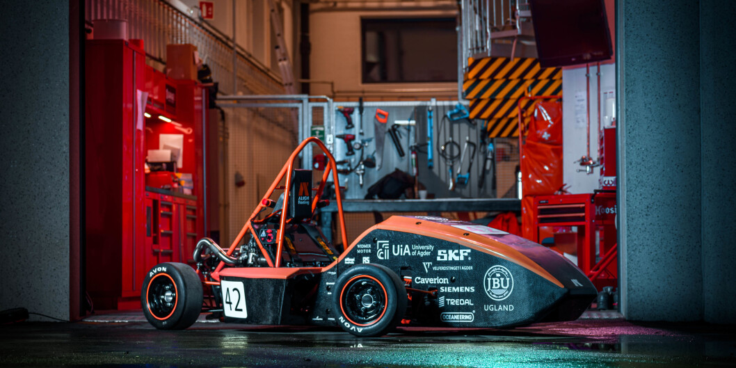Den studentbyggede bilden AR-19 Solan gjorde det godt i internasjonal konkurranse. Foto: Align Racing UiA Den studentbyggede bilden AR-19 Solan gjorde det godt i internasjonal konkurranse. Foto: Align Racing UiA