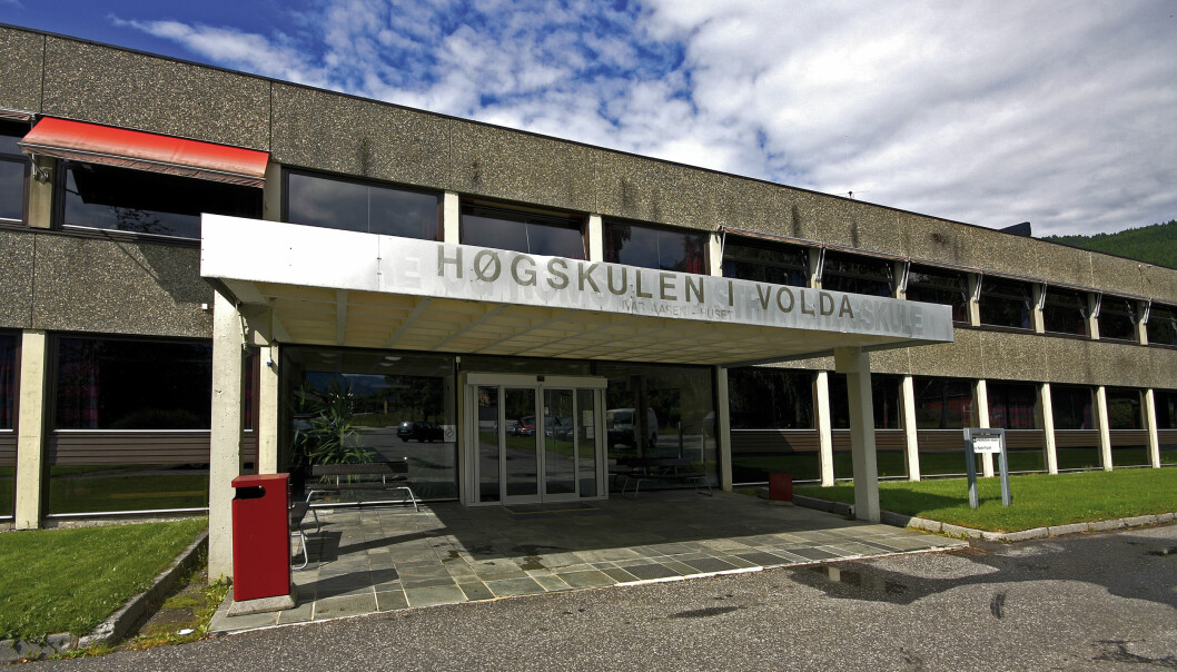 Medieutdanninga ved Høgskulen i Volda held til i Ivar Aasen-bygget. Foto: HVO