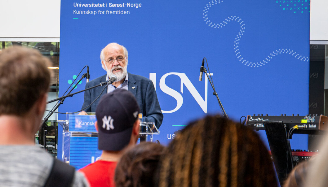 Petter Aasen er leder av styringsgruppen for samarbeidet mellom fire universiteter og høgskoler om maritim utdanning. Foto: Knut Jul Meland / USN Petter Aasen er leder av styringsgruppen for samarbeidet mellom fire universiteter og høgskoler om maritim utdanning. Foto: Knut Jul Meland / USN