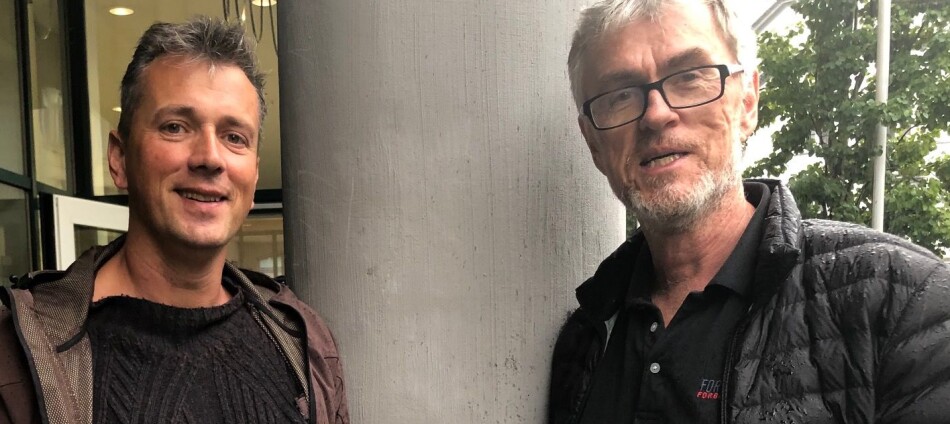 Leder ved Forskerforbundet ved UiB Steinar Vagstad (t.h.) mener saken om kollega Helge Holgersens kritske uttalelser i Khrono er en prinsipielt viktig sak. Foto: Tove Lie Leder ved Forskerforbundet ved UiB Steinar Vagstad (t.h.) mener saken om kollega Helge Holgersens kritske uttalelser i Khrono er en prinsipielt viktig sak. Foto: Tove Lie