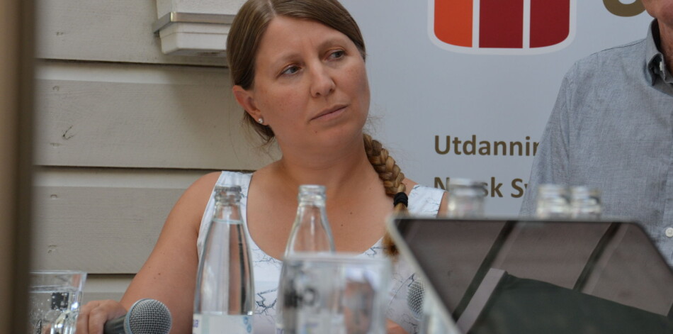 Guro Elisabeth Lind framholdt at man ikke må gå i fellen og tenke at alt må være så raskt og effektivt som mulig. Foto: Amanda Schei Guro Elisabeth Lind framholdt at man ikke må gå i fellen og tenke at alt må være så raskt og effektivt som mulig. Foto: Amanda Schei