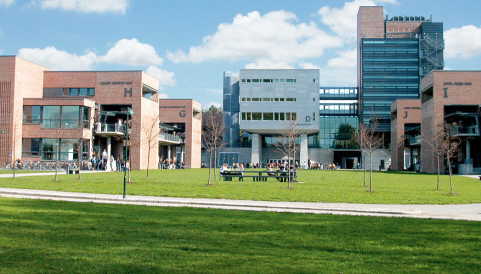 Campus på Universitetet i Agder.