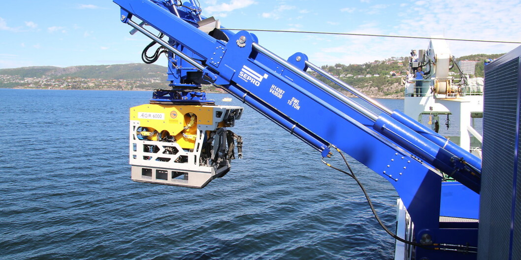 Ægir 6000 er en av svært få forsknings-ROV‘er i verden som kan dykke ned til 6000 meter. Foto: Dag Hellesund Ægir 6000 er en av svært få forsknings-ROV‘er i verden som kan dykke ned til 6000 meter. Foto: Dag Hellesund