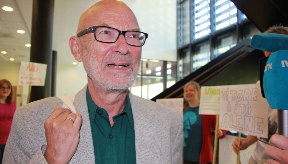 — Ser vi til Ålesund og Gjøvik og deres fusjon med NTNU, så fikk Ålesund og Gjøvik en solid merkevare å koble seg på. Her på Vestlandet skal vi alle bygge opp en ny merkevare, sier dosent og tidligere rektor Jan Olav Fretland. Foto: Ida Bergstrøm — Ser vi til Ålesund og Gjøvik og deres fusjon med NTNU, så fikk Ålesund og Gjøvik en solid merkevare å koble seg på. Her på Vestlandet skal vi alle bygge opp en ny merkevare, sier dosent og tidligere rektor Jan Olav Fretland. Foto: Ida Bergstrøm