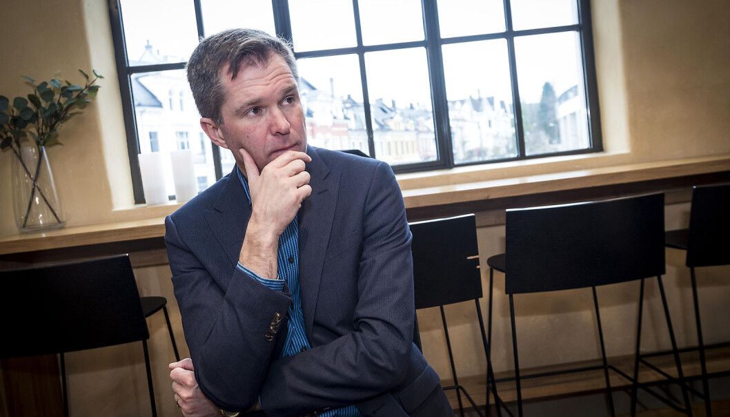 Administrerande direktør i Forskingsrådet, John-Arne Røttingen, er usamd med havforskingsdirektør Sissel Rogne, og meiner Havforskingsinstituttet har fått informasjon om korleis Forskingsrådet har vurdert deira søknad til infrastrukturprogrammet. Foto: Tor Farstad Administrerande direktør i Forskingsrådet, John-Arne Røttingen, er usamd med havforskingsdirektør Sissel Rogne, og meiner Havforskingsinstituttet har fått informasjon om korleis Forskingsrådet har vurdert deira søknad til infrastrukturprogrammet. Foto: Tor Farstad
