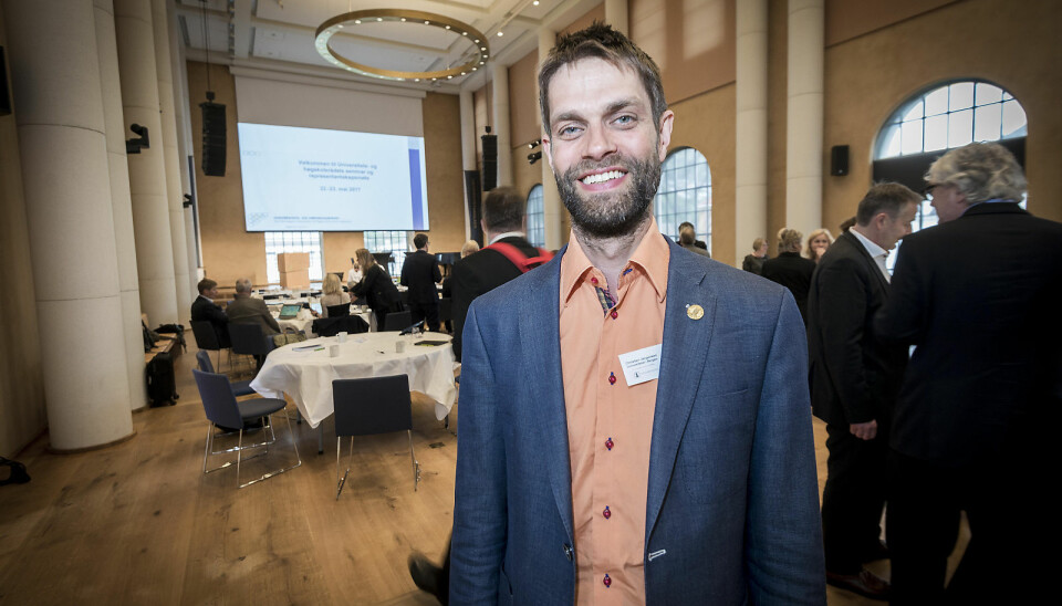 Christian Jørgensen meiner han sjølv er forskar - og udugeleg som leiar.