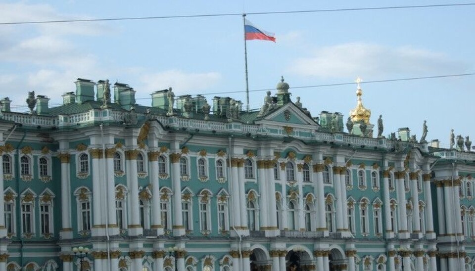 Ikke det verste bygget å bo i. Men hvem holdt til her før den russiske revolusjon?