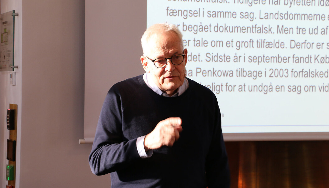 Albert Gjedde var instituttleiaren som fekk Penkowa-saka i fanget. Han presset for å publisera kan vera deler av årsaka til at nokre forskarar tek snarvegar. Foto: Hilde Kristin Strand Albert Gjedde var instituttleiaren som fekk Penkowa-saka i fanget. Han presset for å publisera kan vera deler av årsaka til at nokre forskarar tek snarvegar. Foto: Hilde Kristin Strand