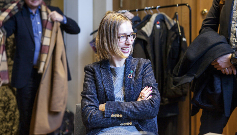 Iselin Nybø er nøgd med at det blir fleire søkarar til mellom anna lærarutdanningane. Foto: Ingvild Festervoll Melien