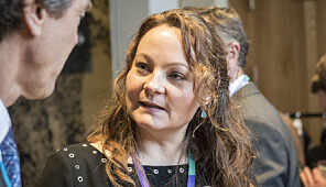 Kunnskapen må åpnes opp og gjøres tilgjengelig, var et av budskapene fra Rebekka Borsch på åpningen av SDG-konferansen. Hun er statssekretær i Kunnskapsdepartementet for statsråd Iselin Nybø. Foto: Tor Farstad Kunnskapen må åpnes opp og gjøres tilgjengelig, var et av budskapene fra Rebekka Borsch på åpningen av SDG-konferansen. Hun er statssekretær i Kunnskapsdepartementet for statsråd Iselin Nybø. Foto: Tor Farstad