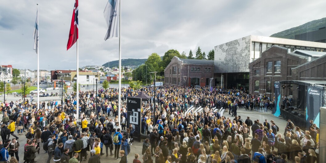 Studiestart på Høgskulen på Vestlandet (HVL). Foto: Tor Farstad Studiestart på Høgskulen på Vestlandet (HVL). Foto: Tor Farstad