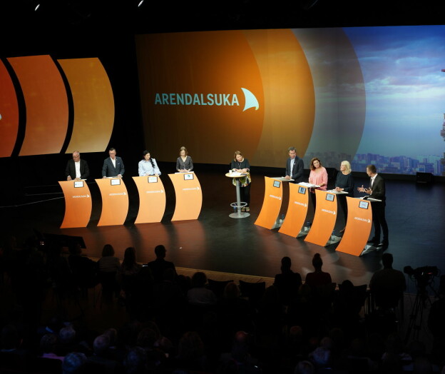 UH-topper i Arendal: Fikk minglet og snakket om bærekraft