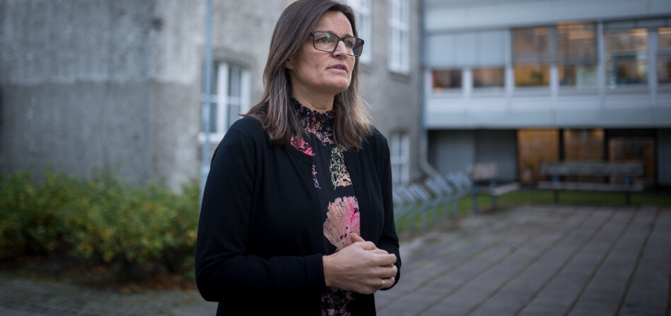 Prosjektdirektør for Campusprosjektet ved NTNU, Merete Kvidal, sier til Khrono at Bovims avgang har vært avgjort gjennom dialog mellom Bovim og styreleder Svein Richard Brandtzæg. Foto: Skjalg Bøhmer Vold Prosjektdirektør for Campusprosjektet ved NTNU, Merete Kvidal, sier til Khrono at Bovims avgang har vært avgjort gjennom dialog mellom Bovim og styreleder Svein Richard Brandtzæg. Foto: Skjalg Bøhmer Vold