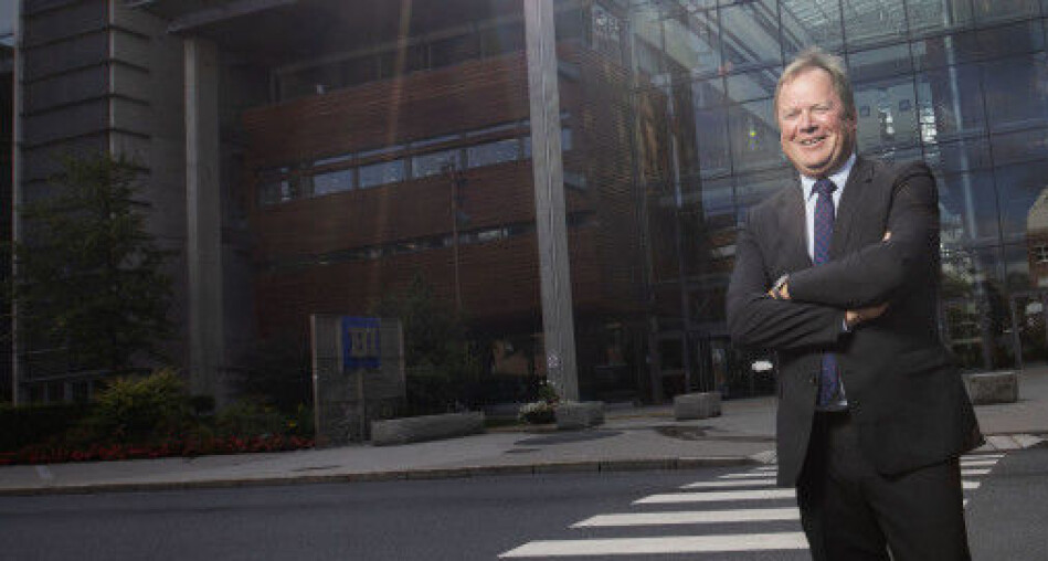 Tilstandsrapporten for høyere utdanning viser at BI er best i klassen når det gjelder å levere studiepoeng per faglige årsverk. Rektor Inge Jan Henjesand er fornøyd. Foto: Foto: Thomas T. Kleiven Tilstandsrapporten for høyere utdanning viser at BI er best i klassen når det gjelder å levere studiepoeng per faglige årsverk. Rektor Inge Jan Henjesand er fornøyd. Foto: Foto: Thomas T. Kleiven