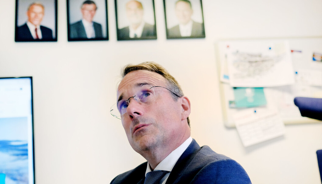 Sjukefråværet er dessverre for høgt ved dei fleste avdelingane, seier rektor Johann Roppen. Sjukefråværet er dessverre for høgt ved dei fleste avdelingane, seier rektor Johann Roppen.