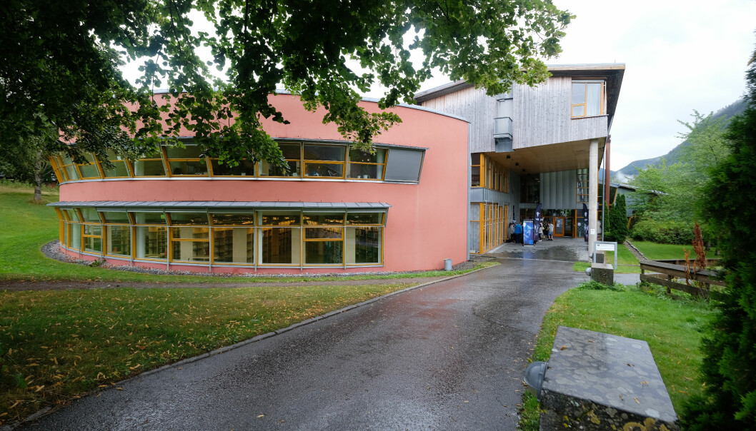 Berte Kanutte-bygget der høgskolens administrasjon holder til. Foto: Øystein Torheim