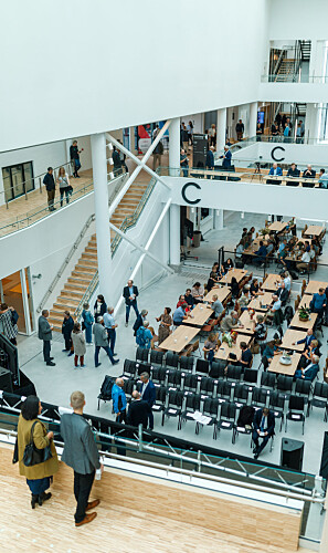 Innovasjonsbygget InnoCamp under den offisielle opninga den 30. august. Foto: Thomas Jergel, Camerat Innovasjonsbygget InnoCamp under den offisielle opninga den 30. august. Foto: Thomas Jergel, Camerat