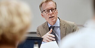 Rektor ved OsloMet, Curt Rice, skriver i en oppdatering til universitetets ansatte denne uken at den nye styringsgruppen vil rapportere direkte til ham. Foto: Ketil Blom Haugstulen Rektor ved OsloMet, Curt Rice, skriver i en oppdatering til universitetets ansatte denne uken at den nye styringsgruppen vil rapportere direkte til ham. Foto: Ketil Blom Haugstulen