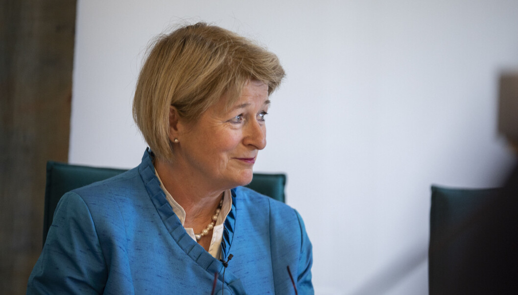 Rektor Anne Husebekk slår fast at UiT Norges arktiske universitet ikke gjør det godt nok innen vitenskapelig publisering. Foto: David Jensen/UiT Rektor Anne Husebekk slår fast at UiT Norges arktiske universitet ikke gjør det godt nok innen vitenskapelig publisering. Foto: David Jensen/UiT