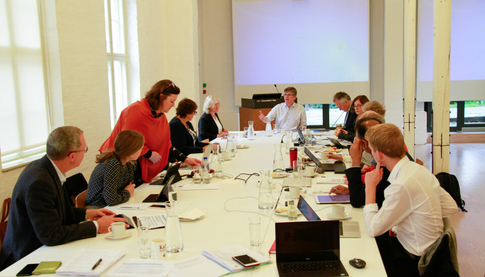 Styret ved Universitetet i Oslo diskuterte onsdag foreldrepermisjon for forskere i midlertidige stillinger. Foto: Mats Arnesen